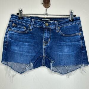 Big Star Low Rise Cut Off Denim Shorts Size 26